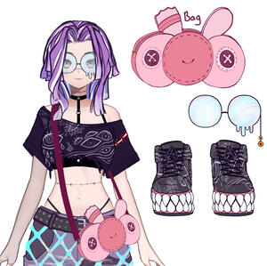 #michioutfitdesign My entry for the Michi Alt design contest.